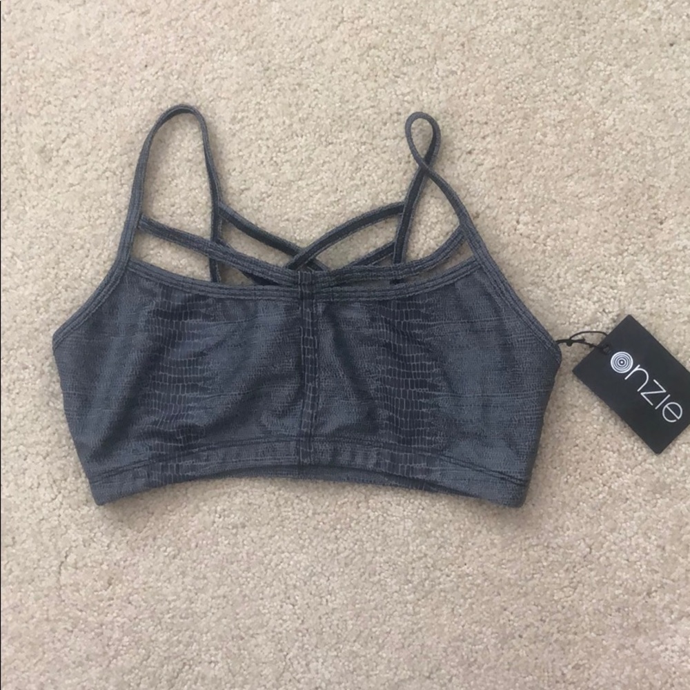 NEVER WORN WITH TAG Snake Skin Sports Bra